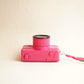 Lomography Fisheye Film Camera | 35mm Point & Shoot | Tested & Working | Pink