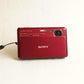 Sony Cyber-shot DSC-TX7 Digital Camera | 10.2MP | Tested & Working | Red