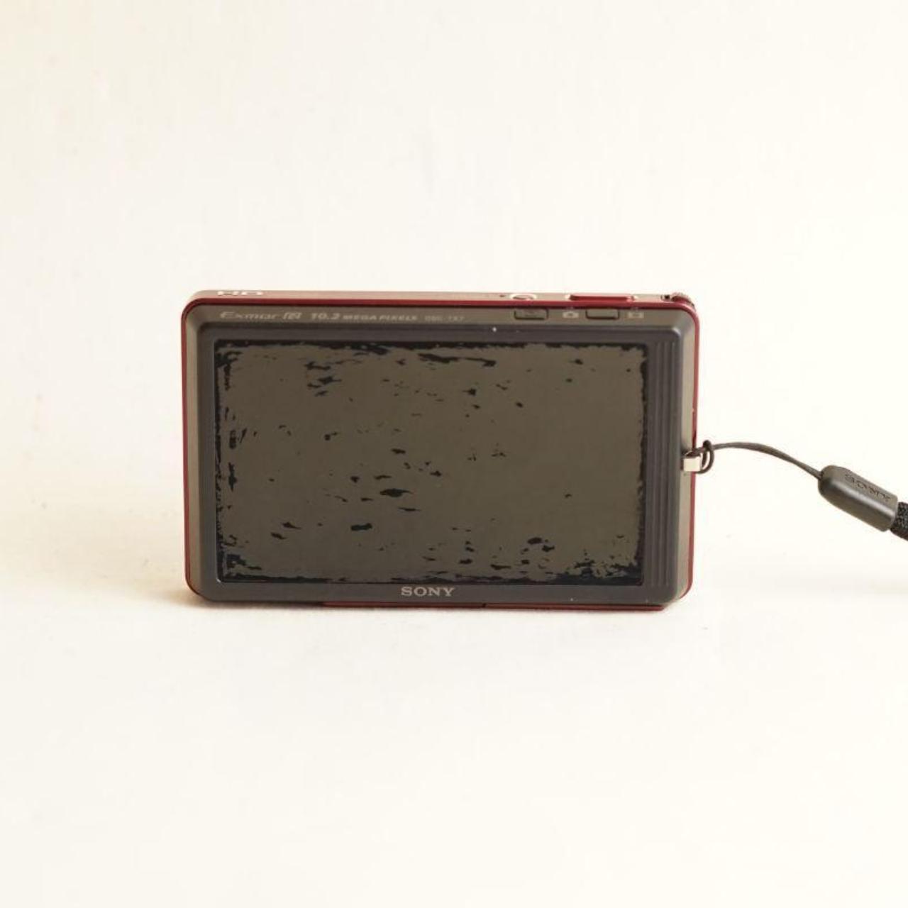 Sony Cyber-shot DSC-TX7 Digital Camera | 10.2MP | Tested & Working | Red