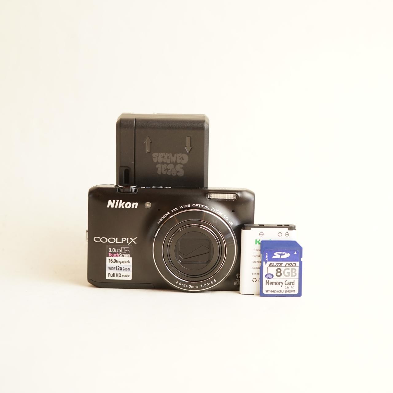 Nikon Coolpix S6400 Digital Camera | 16MP | Tested & Working | Black