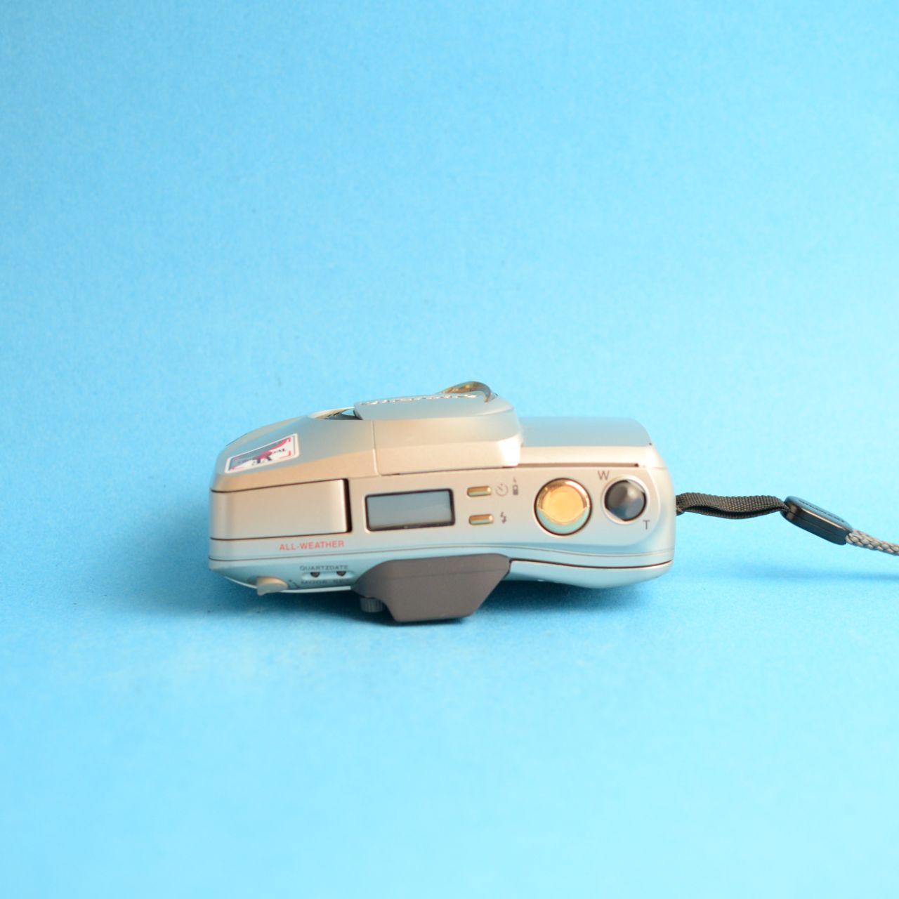 Olympus Infinity Stylus Zoom 140 Deluxe Film Camera | 35mm Point & Shoot | Tested & Working | Gold