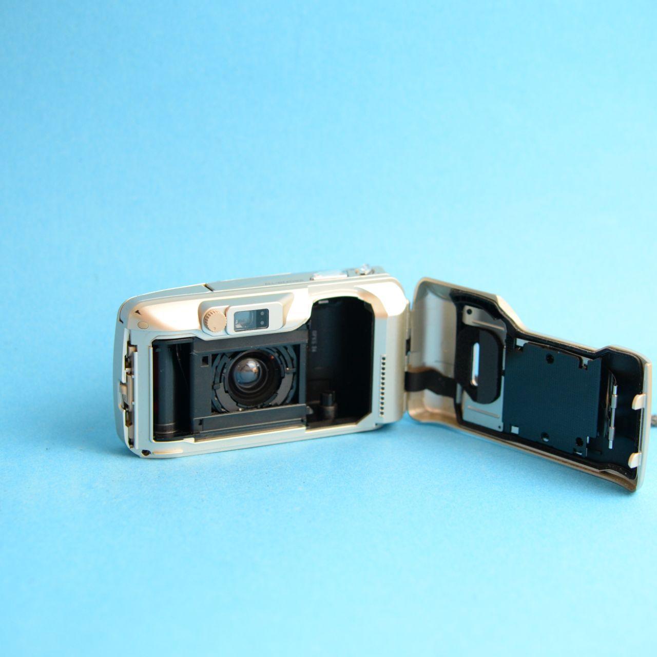 Olympus Stylus 120 Film Camera | 35mm Point & Shoot | Tested & Working | Gold