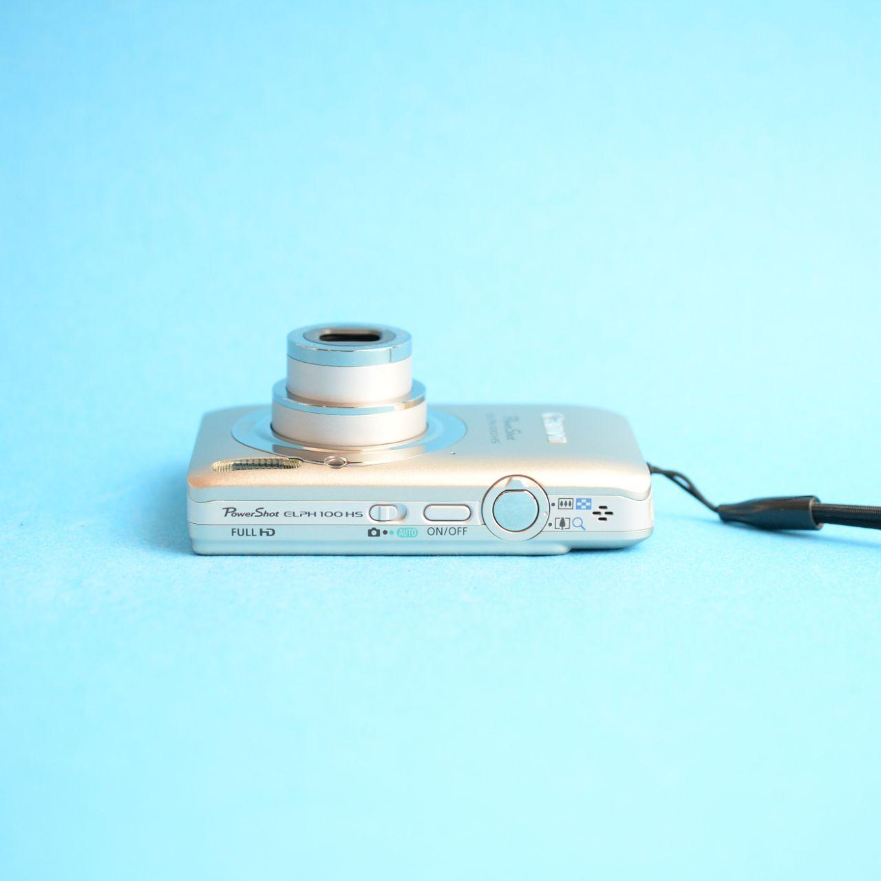 Canon PowerShot ELPH 100 HS Digital Camera | 12.1MP | Tested & Working | Silver