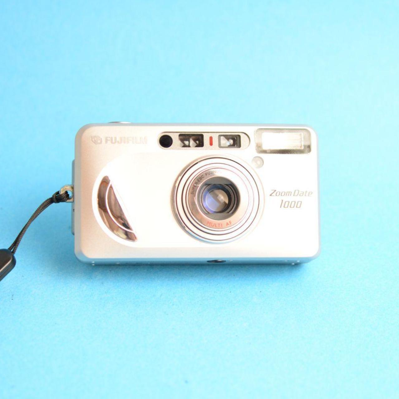 Fujifilm Zoom Date 1000 Film Camera | 35mm Point & Shoot | Tested & Working | Silver