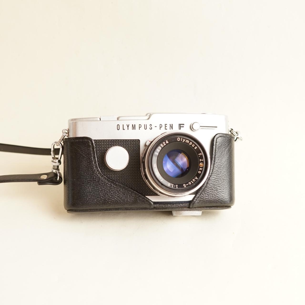 Olympus Pen FT Film Camera | 35mm Half Frame SLR | Tested & Working | Silver & Black