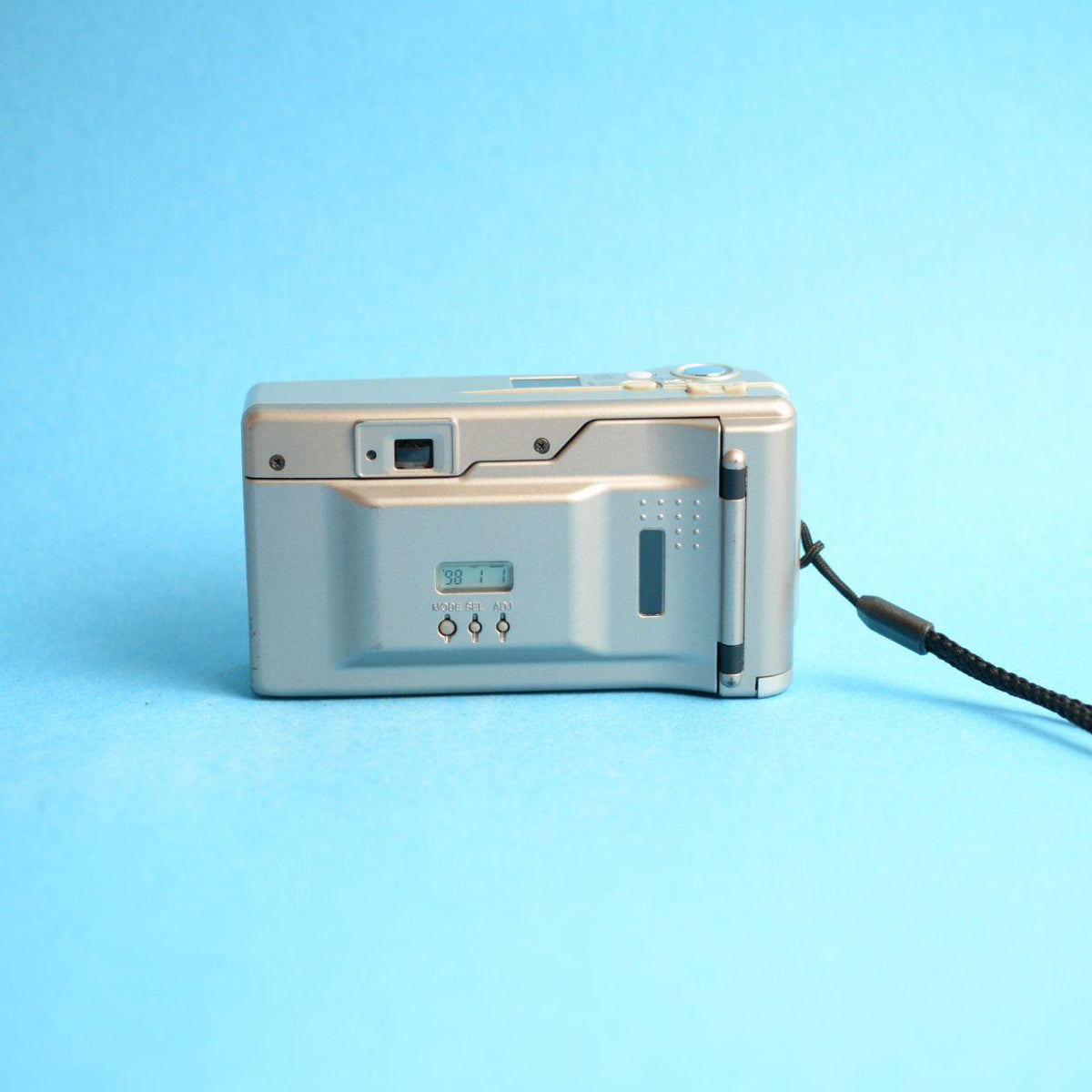 Minolta Zoom 80 Film Camera | 35mm Point & Shoot | Tested & Working | Silver
