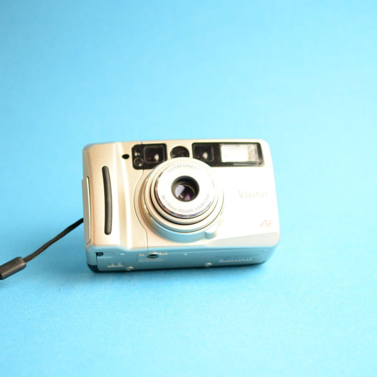 Vivitar 650 PZ Film Camera | 35mm Point & Shoot | Tested & Working | Silver