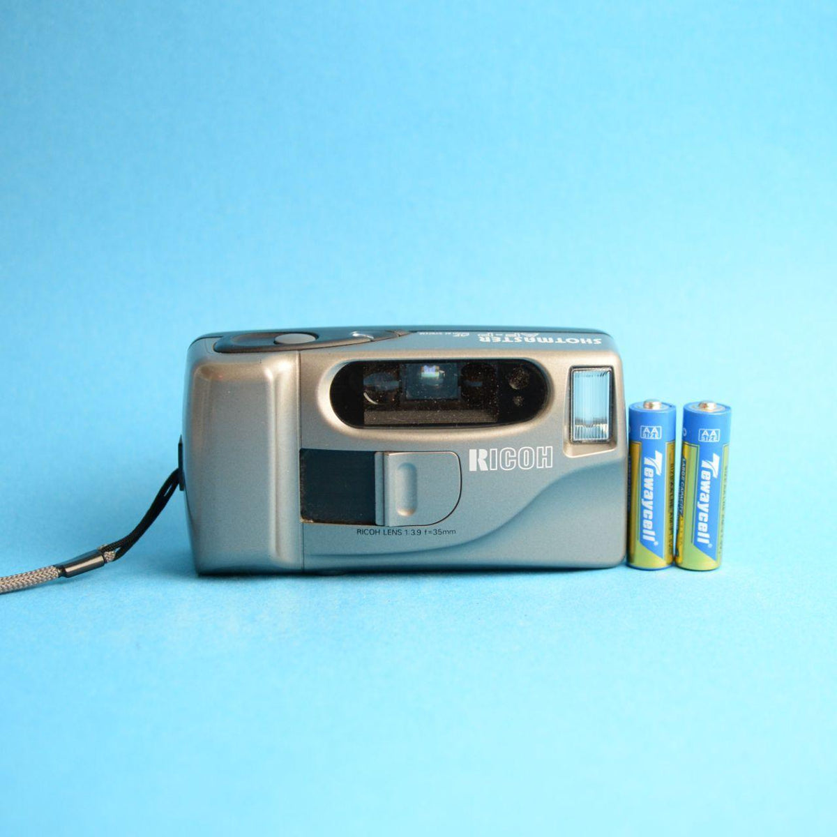 Ricoh Shotmaster AF-P Film Camera | 35mm Point & Shoot | Tested & Working | Silver