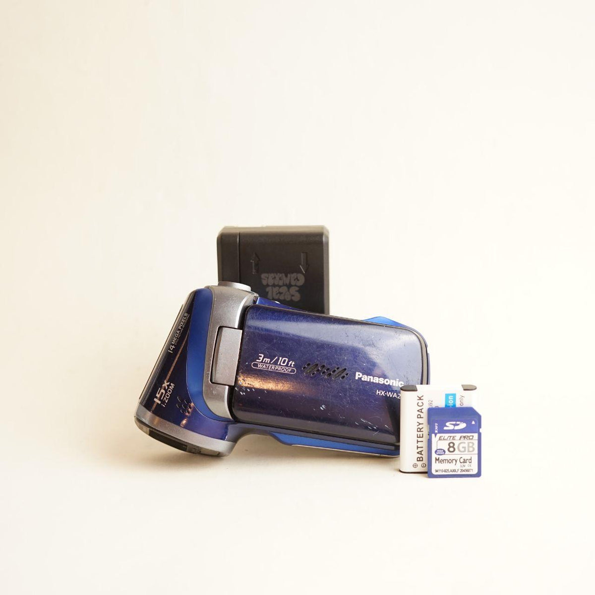 Panasonic HX-WA2 Digital Camcorder | Full HD Video | Tested & Working | Blue