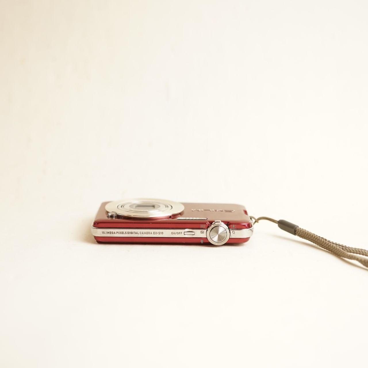 Casio Exilim EX-S10 Digital Camera | 10.1MP | Tested & Working | Red