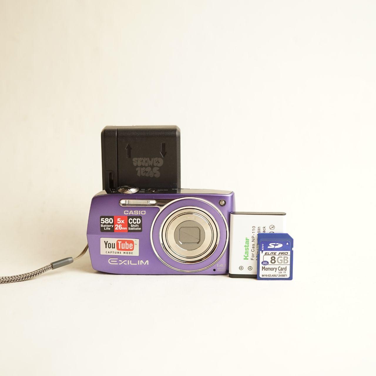 Casio Exilim EX-Z2000 Digital Camera | 14.1MP | Tested & Working | Purple