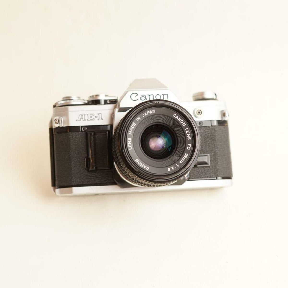 Canon AE-1 Film Camera | 35mm SLR | Tested & Working | Silver & Black