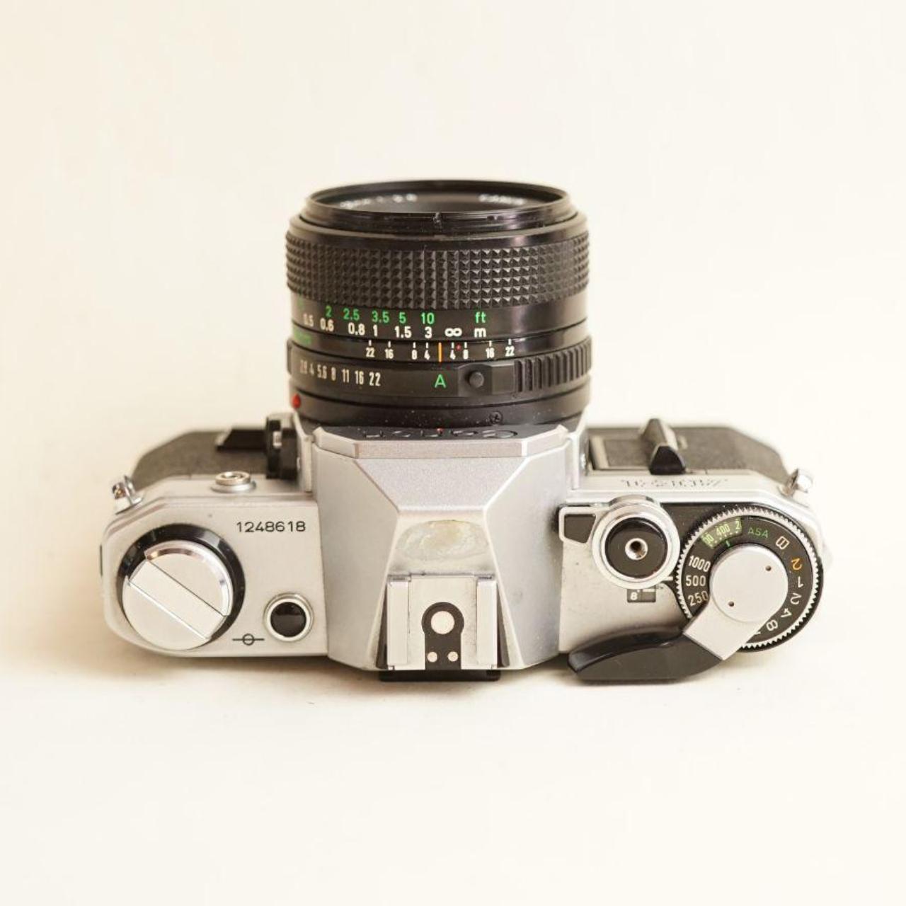 Canon AE-1 Film Camera | 35mm SLR | Tested & Working | Silver & Black