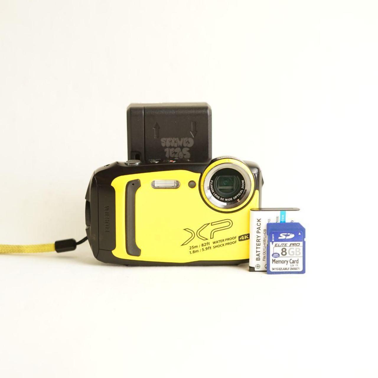 Fujifilm FinePix XP140 Digital Camera | 16.4MP | Tested & Working | Yellow & Black
