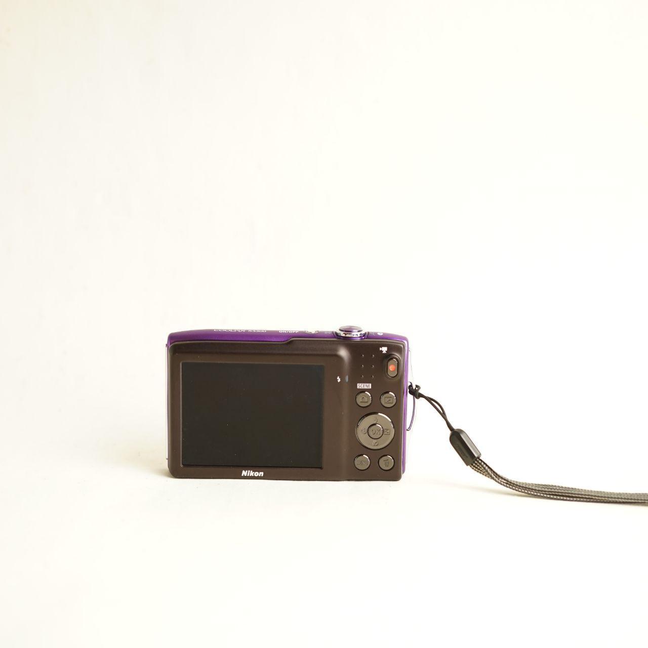 Nikon Coolpix S3300 Digital Camera | 16.0MP | Tested & Working | Purple