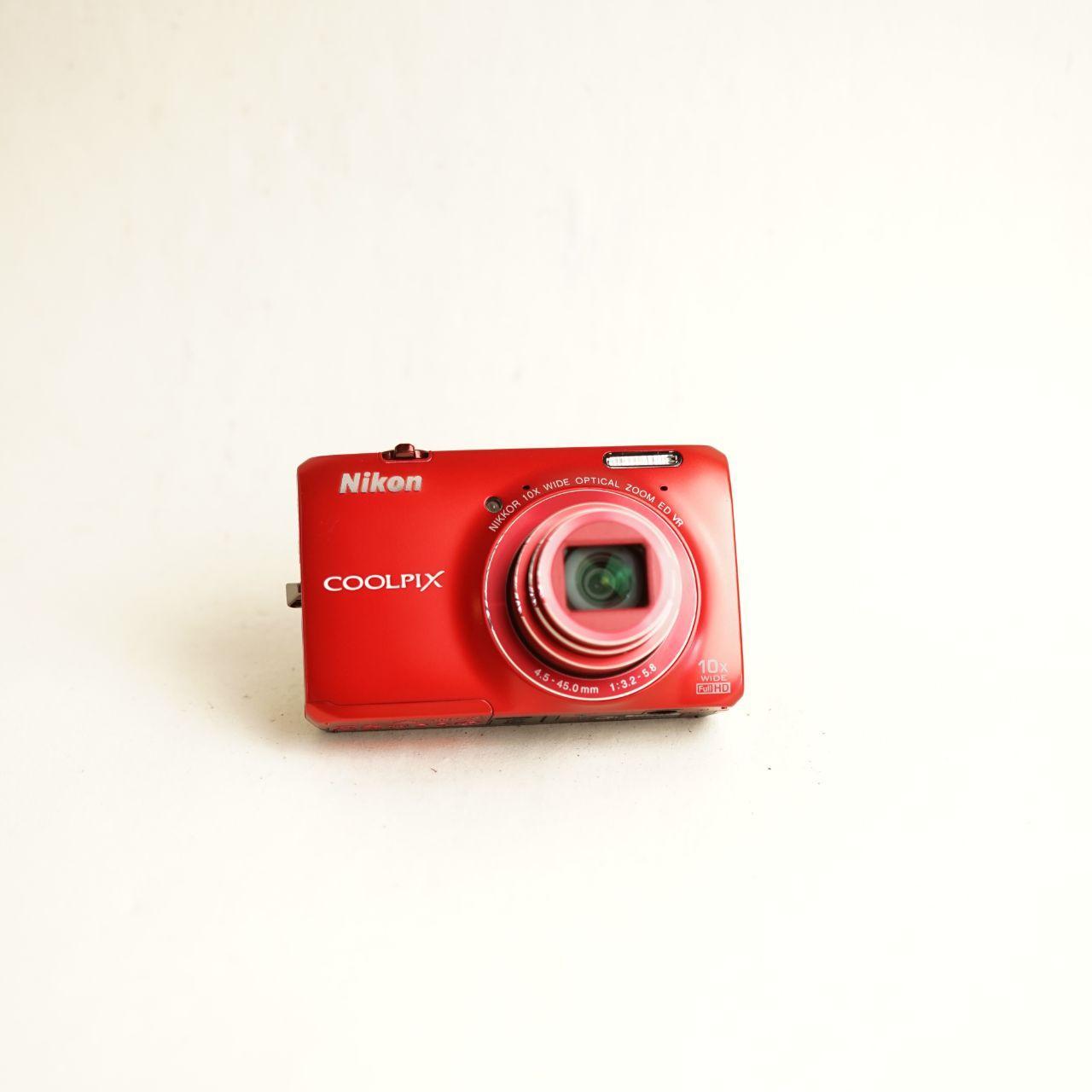 Nikon Coolpix S6300 Digital Camera | 16MP | Tested & Working | Red