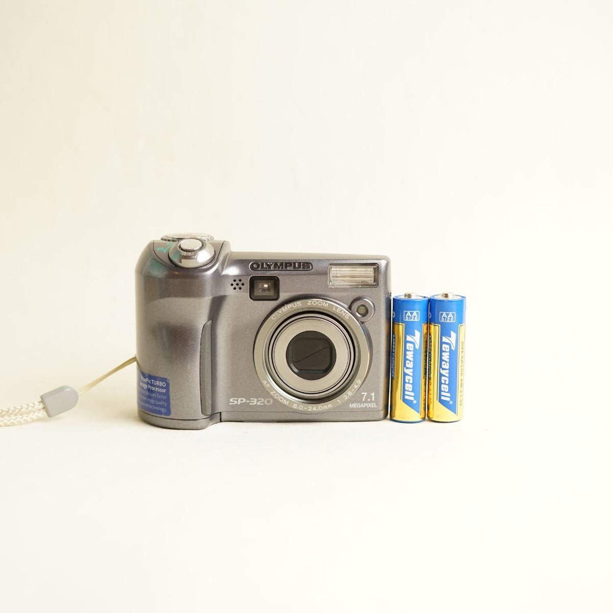 Olympus SP-320 Digital Camera | 7.1MP | Tested & Working | Grey