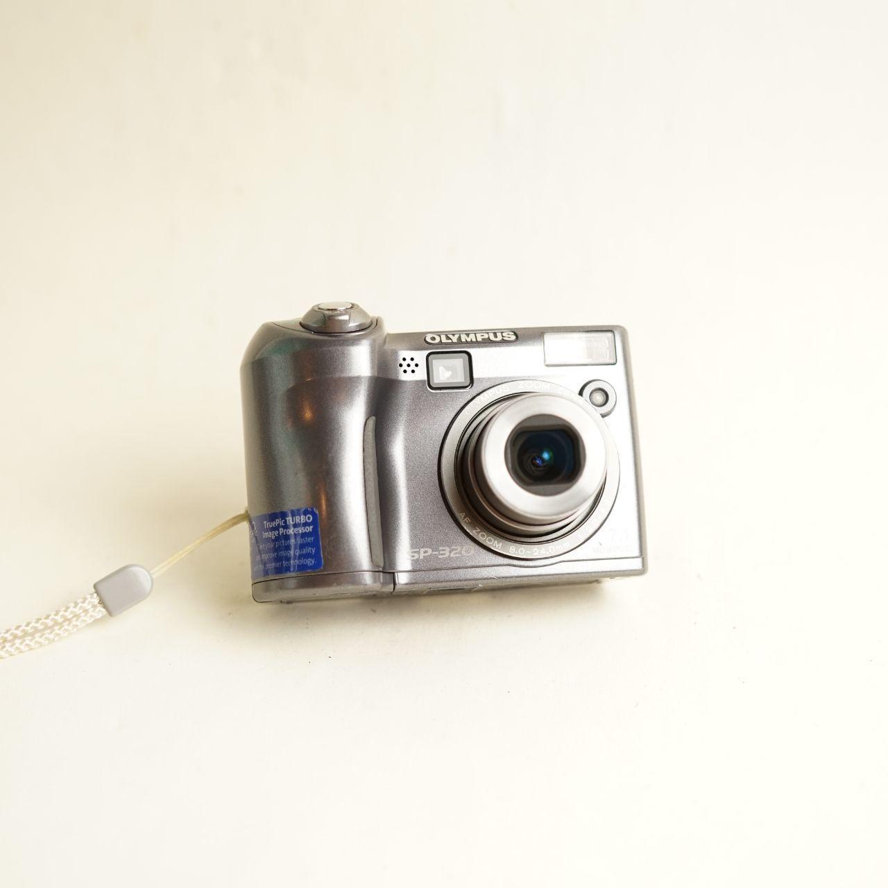 Olympus SP-320 Digital Camera | 7.1MP | Tested & Working | Grey