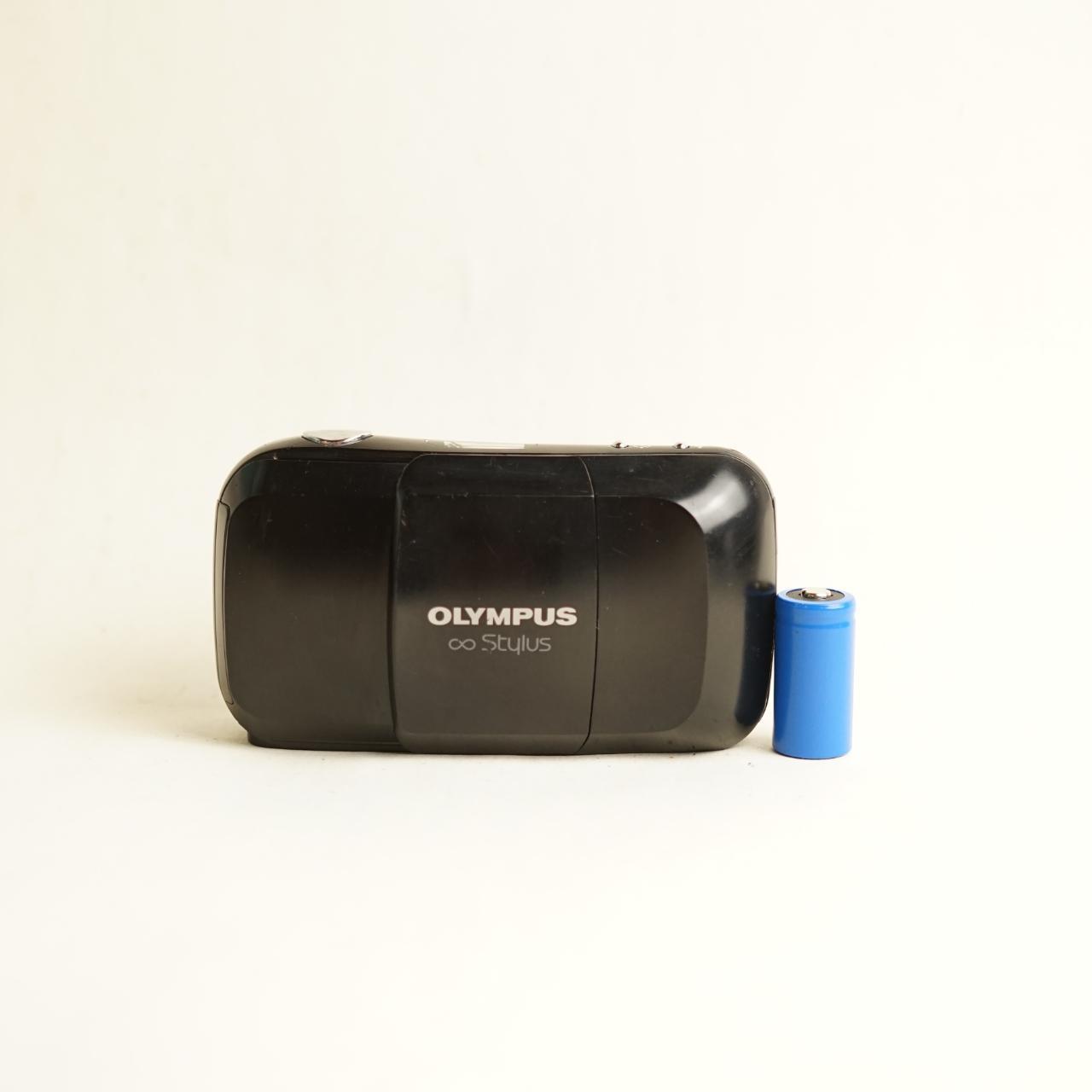 Olympus Infinity Stylus Film Camera | 35mm Point & Shoot | Read Description | Black