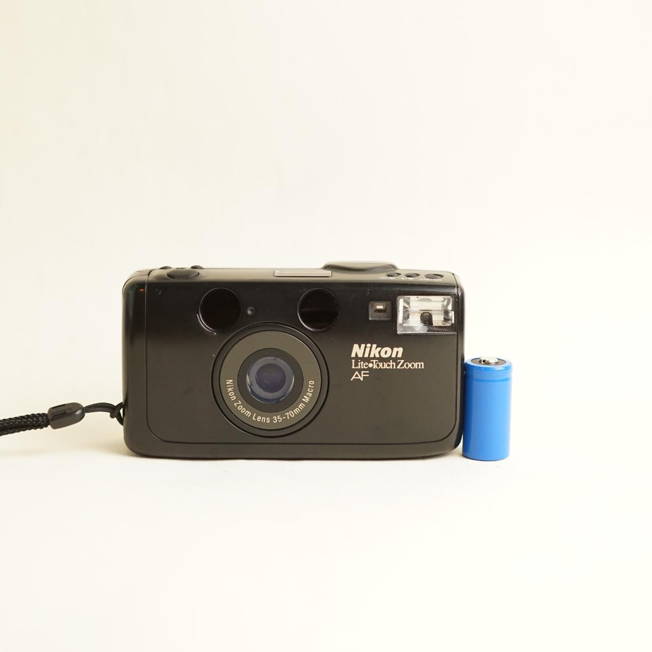 Nikon Lite Touch Zoom AF Film Camera | 35mm Point & Shoot | Tested & Working | Black