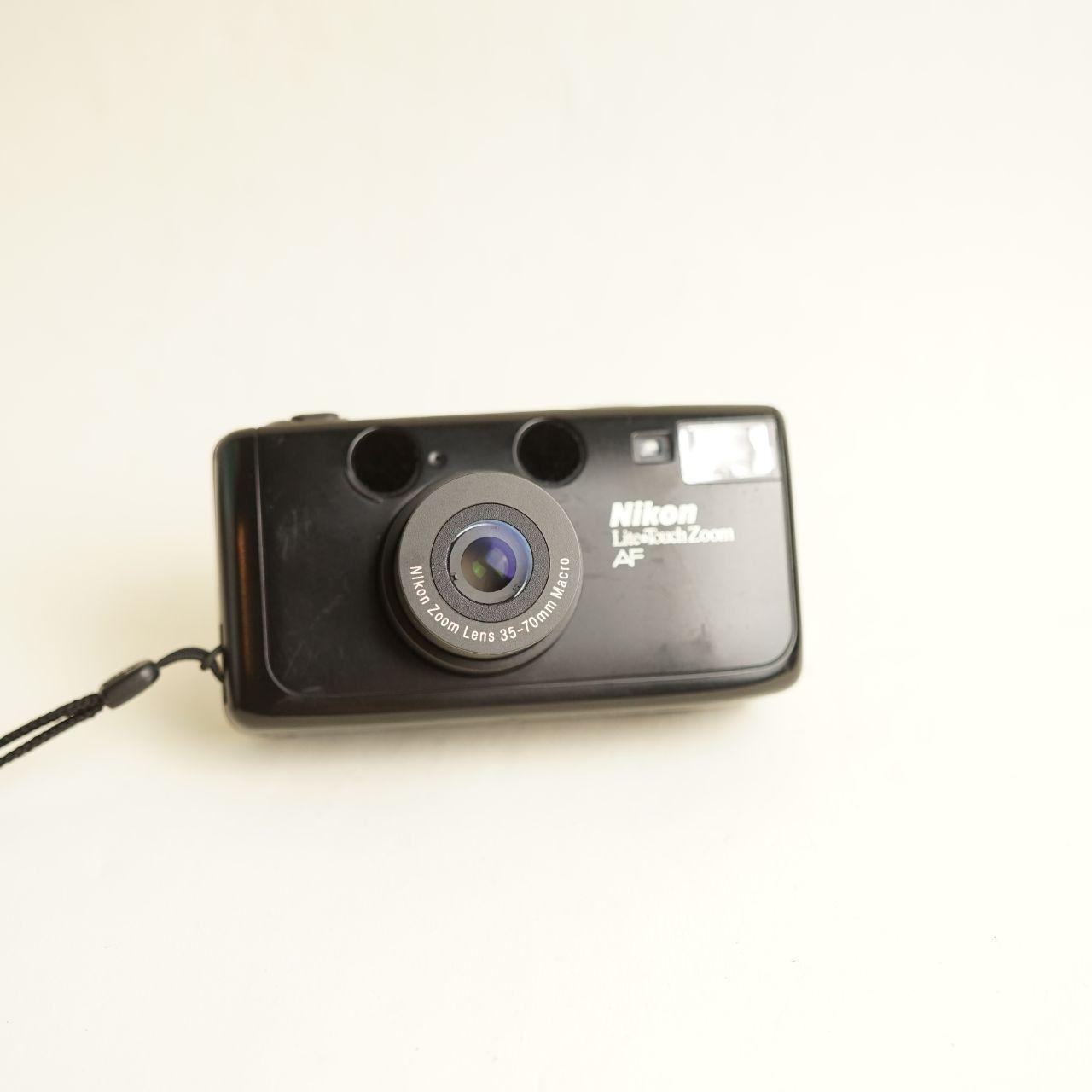 Nikon Lite Touch Zoom AF Film Camera | 35mm Point & Shoot | Tested & Working | Black