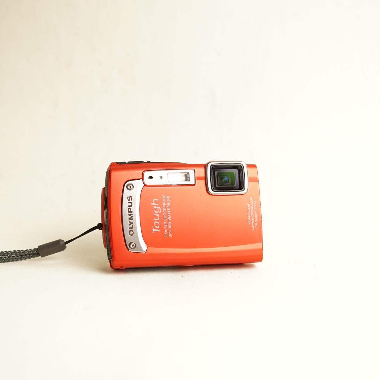 Olympus Stylus Tough TG-320 Digital Camera | 14MP | Tested & Working | Orange