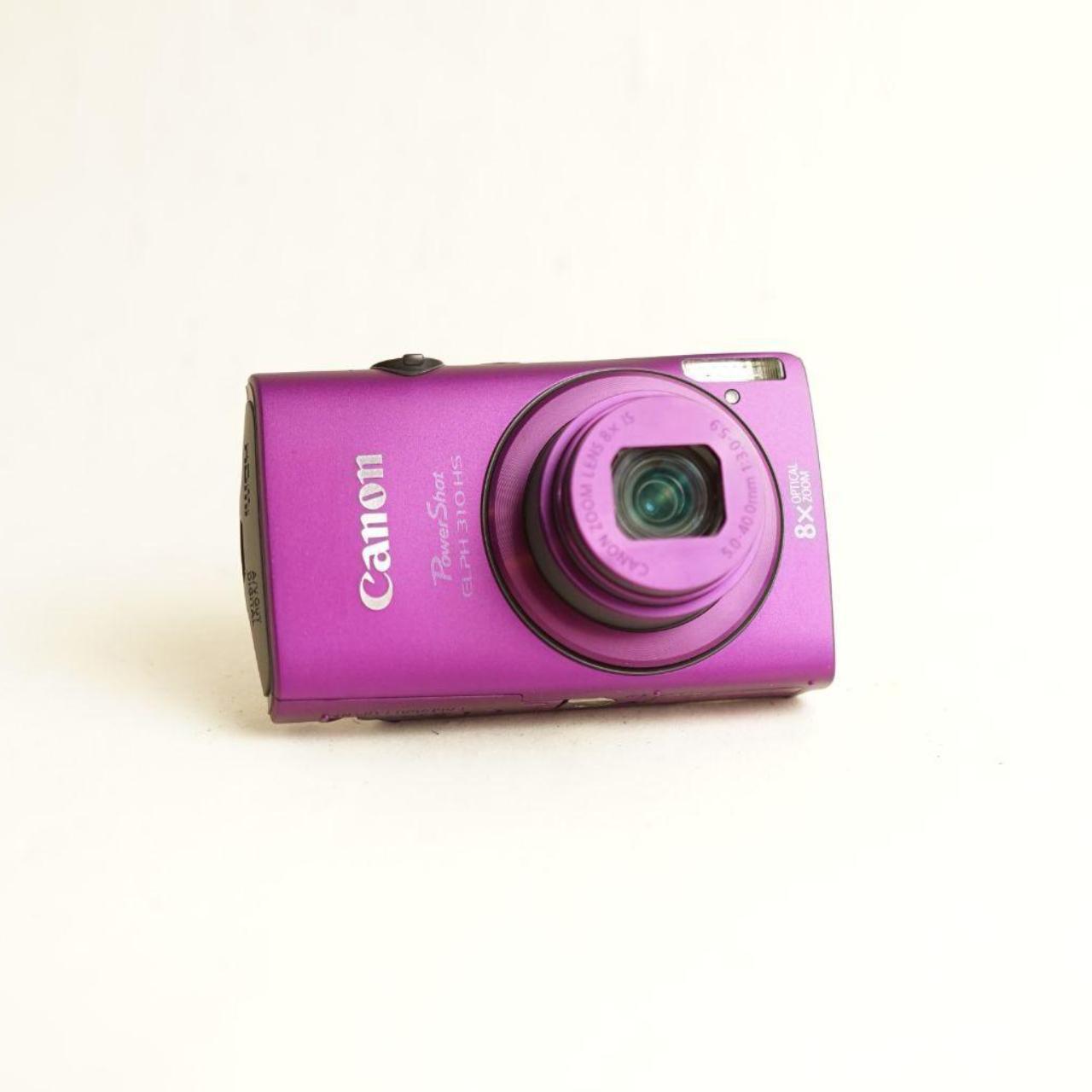 Canon PowerShot ELPH 310 HS Digital Camera | 12.1MP | Tested & Working | Purple