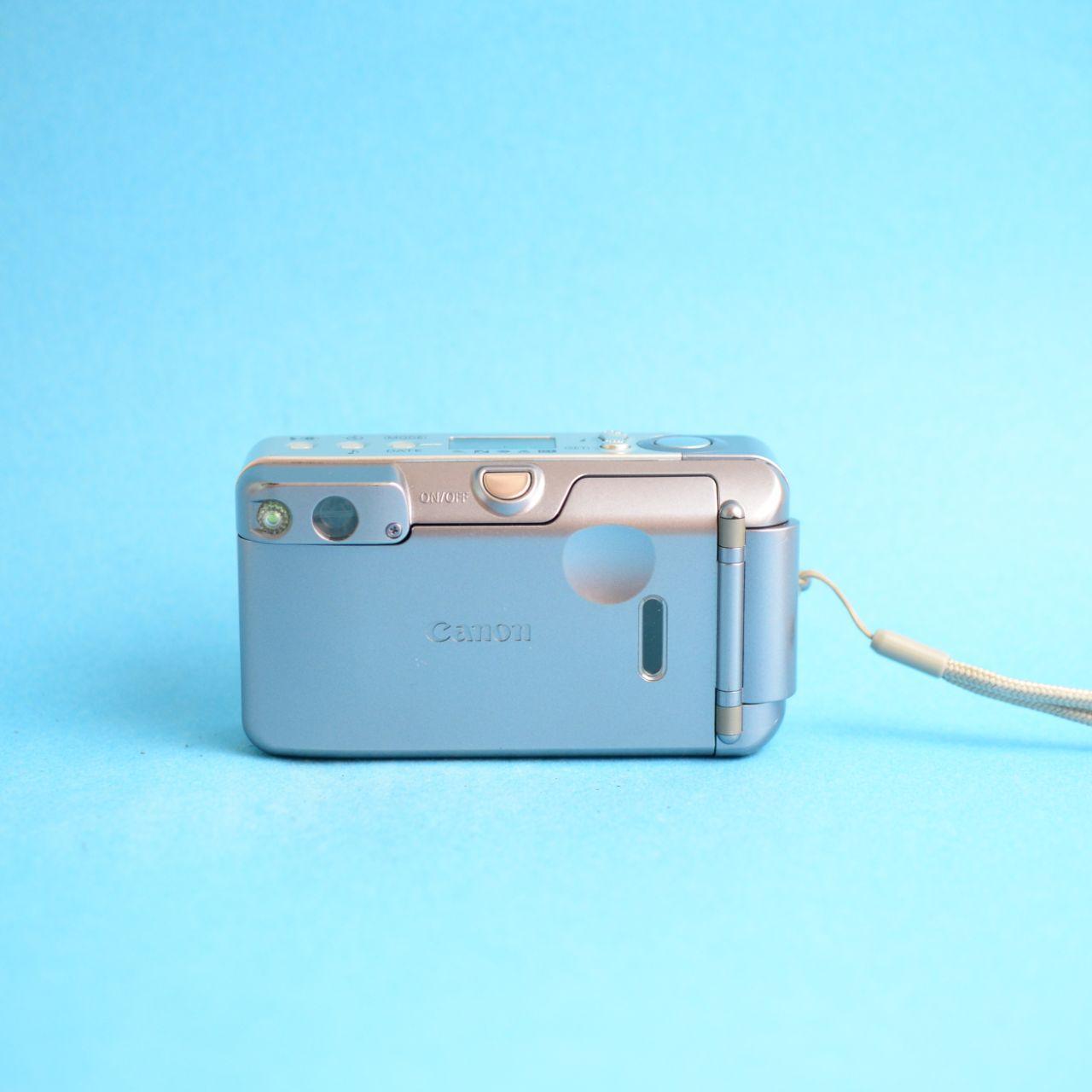 Canon Sure Shot 130u II Film Camera | 35mm Point & Shoot | Tested & Working | Silver