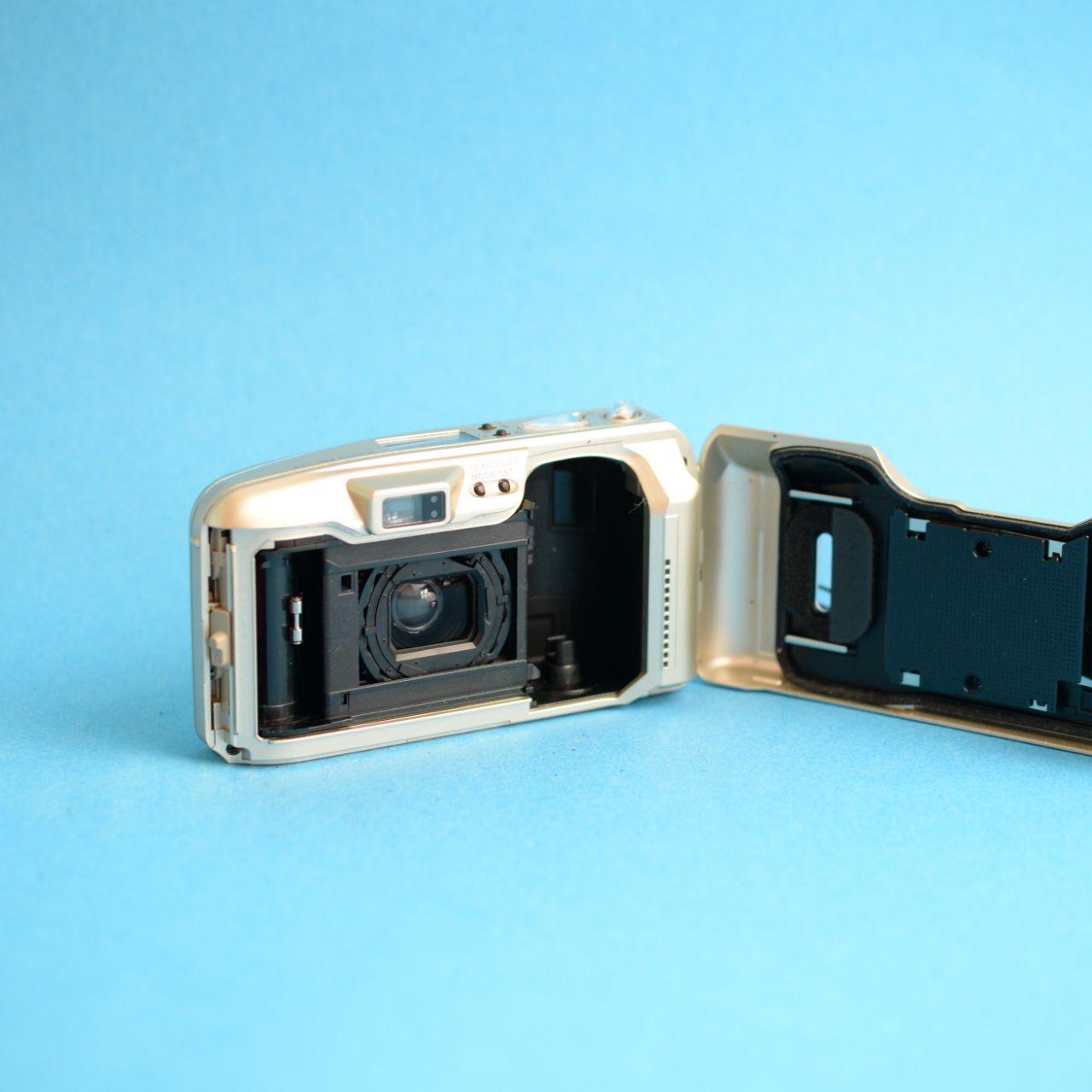 Olympus Stylus 80 Film Camera | 35mm Point & Shoot | Tested & Working | Gold