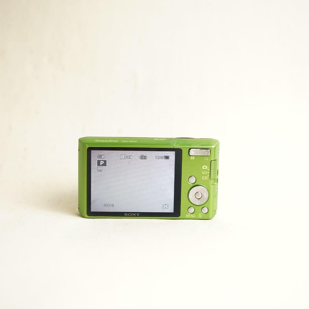 Sony Cyber-shot DSC-W610 Digital Camera | 14.1MP | Tested & Working | Green