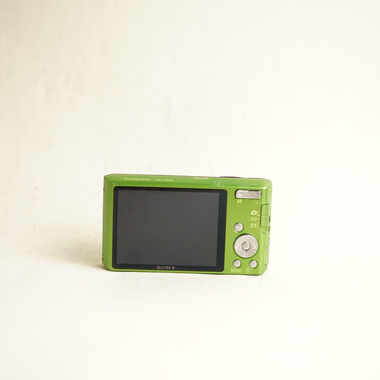 Sony Cyber-shot DSC-W610 Digital Camera | 14.1MP | Tested & Working | Green