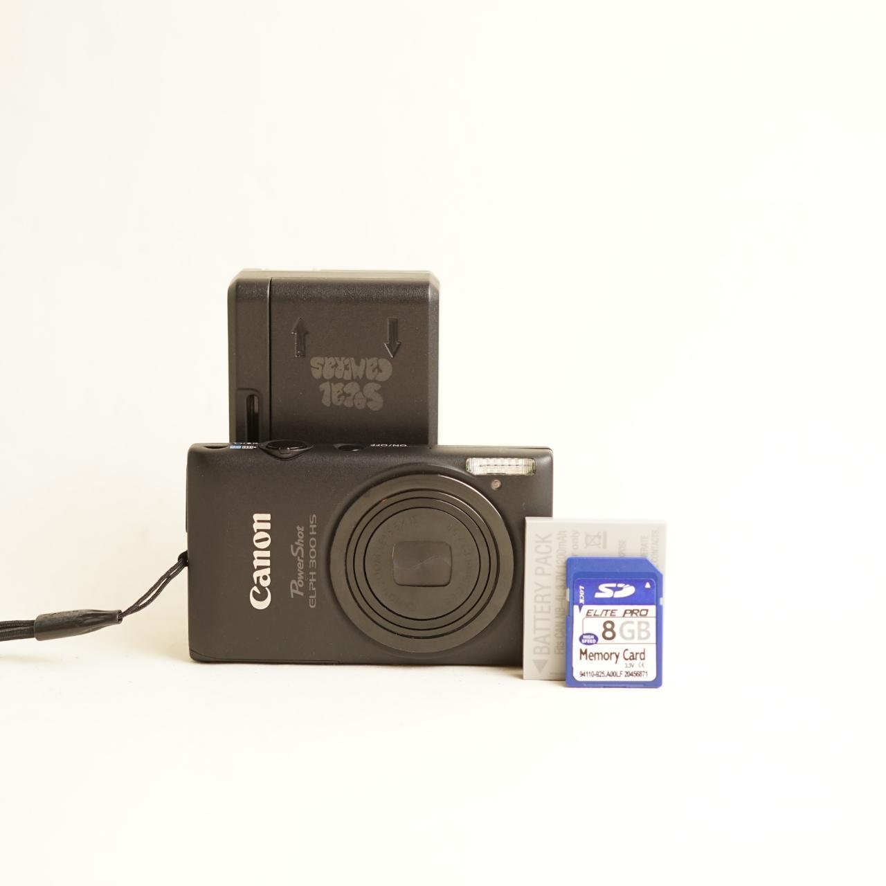 Canon PowerShot ELPH 300 HS Digital Camera | 12.1MP | Read Description | Black