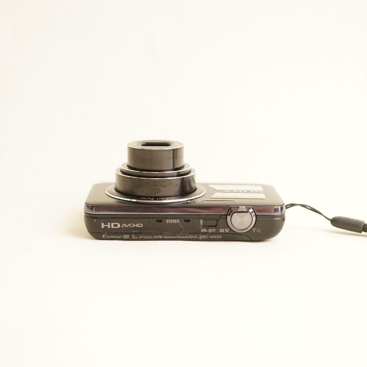 Sony Cyber-shot DSC-WX50 Digital Camera | 16.2MP | Tested & Working | Black