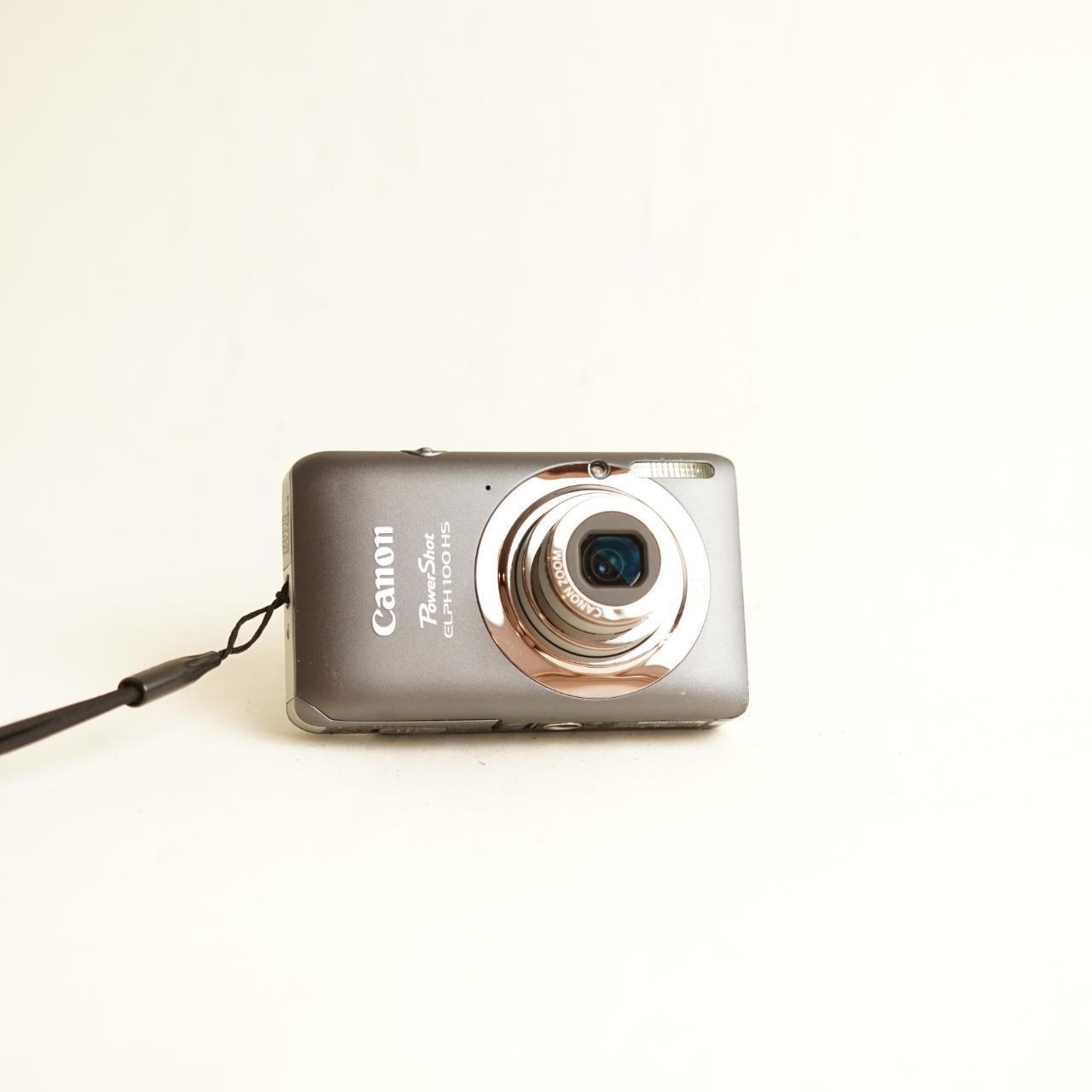 Canon PowerShot ELPH 100 HS Digital Camera | 12.1MP | Tested & Working | Grey