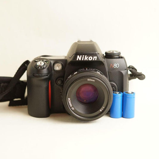 Nikon N80 Film Camera | 35mm SLR | Tested & Working | Black