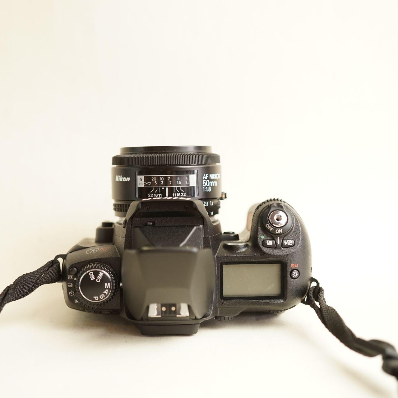 Nikon N80 Film Camera | 35mm SLR | Tested & Working | Black