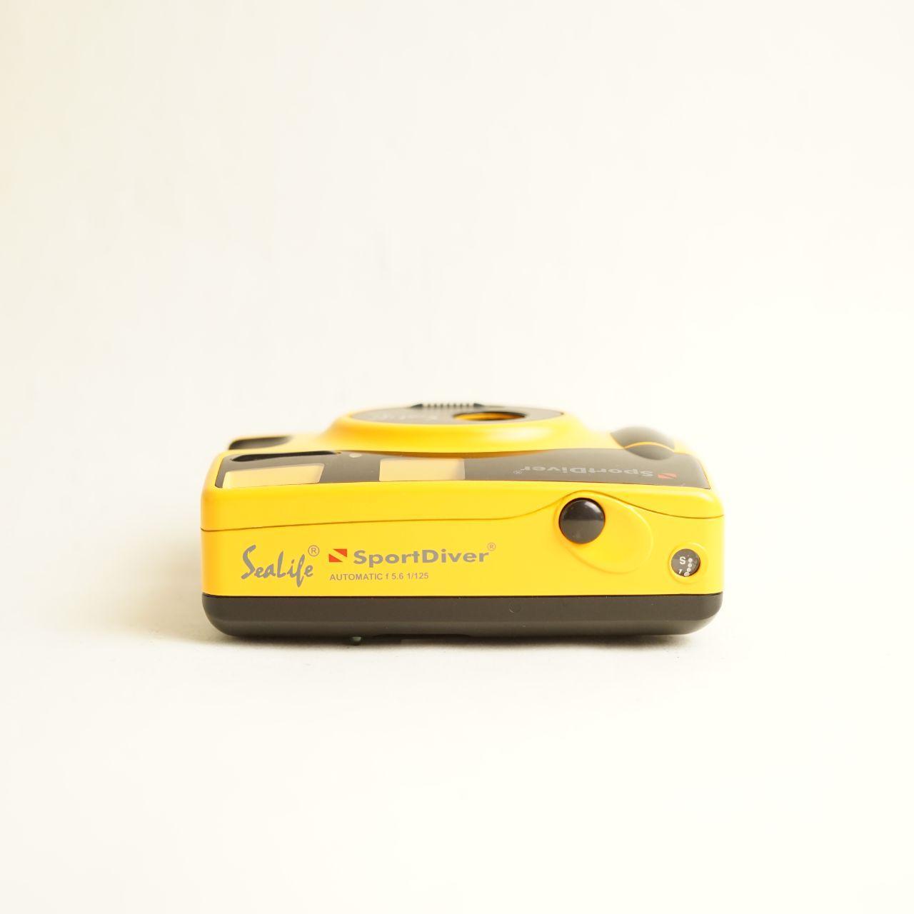 SeaLife SportDiver Automatic Film Camera | 35mm Point & Shoot | Tested & Working | Yellow + Black