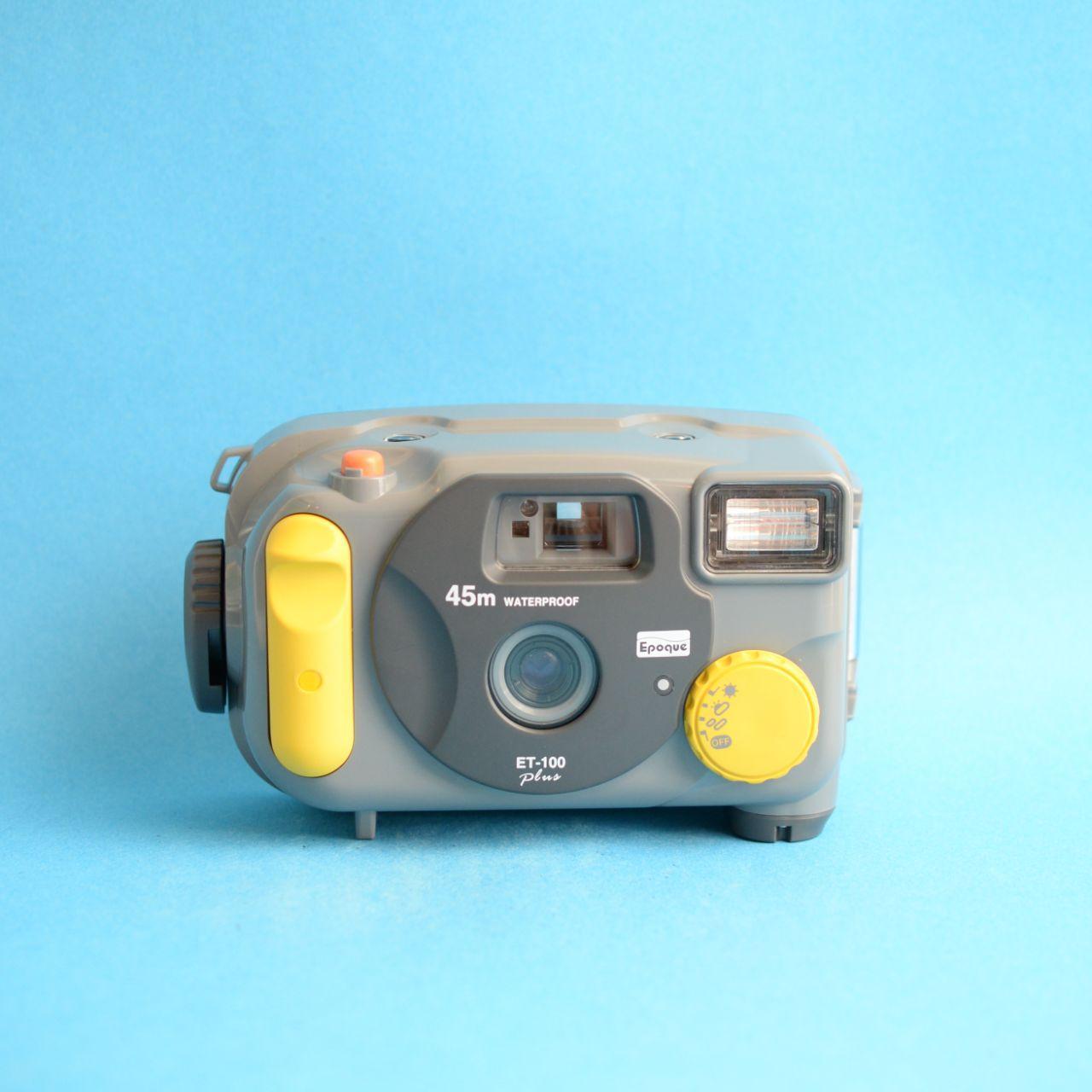 Epoque ET-100 Plus Film Camera | 35mm Waterproof Point & Shoot | Tested & Working | Grey