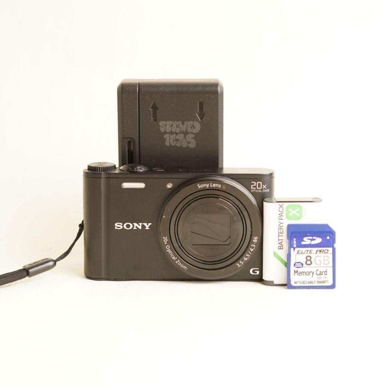 Sony Cyber-shot DSC-WX350 Digital Camera | 18.2MP | Tested & Working | Black