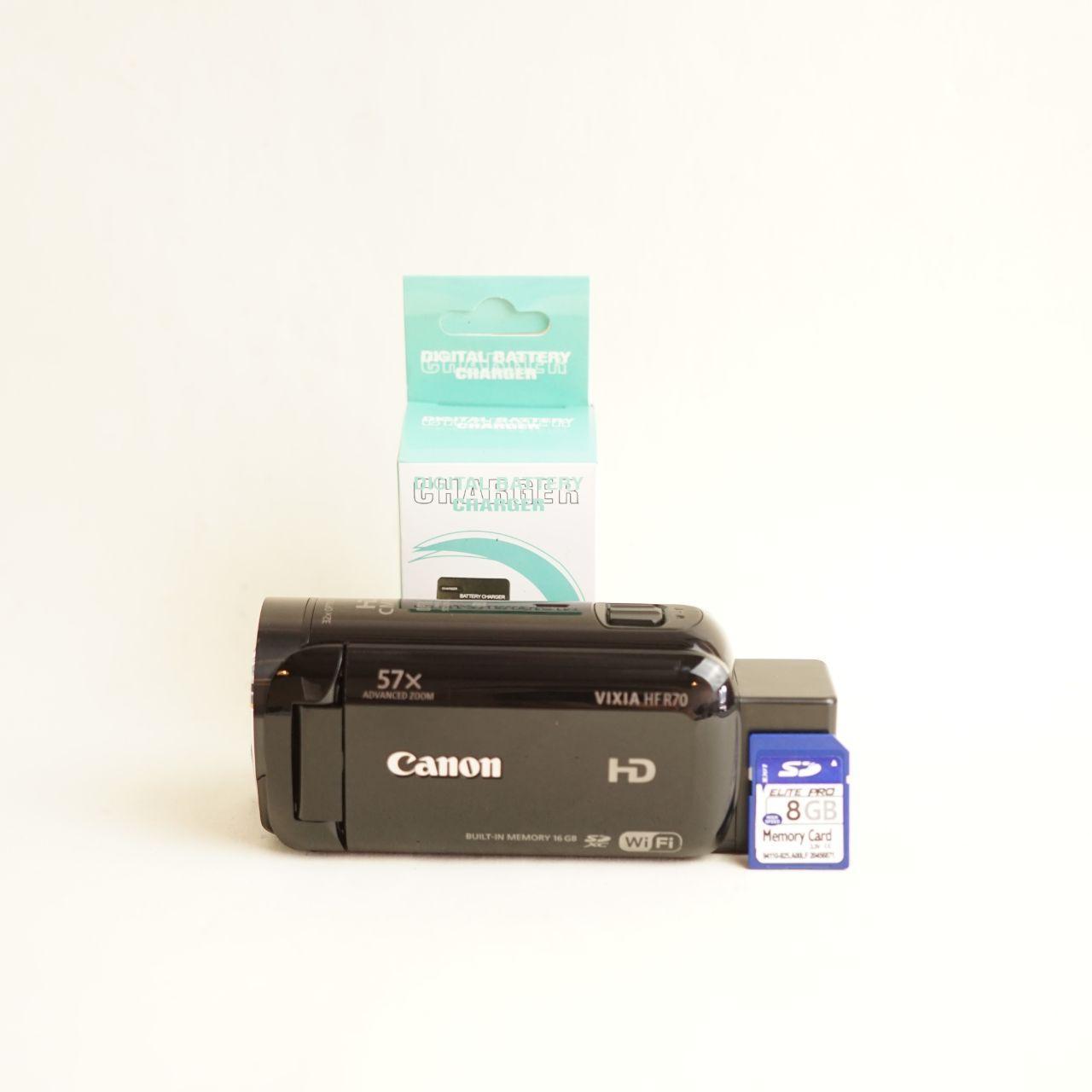 Canon VIXIA HF R70 Digital Camcorder | Full HD | Tested & Working | Black