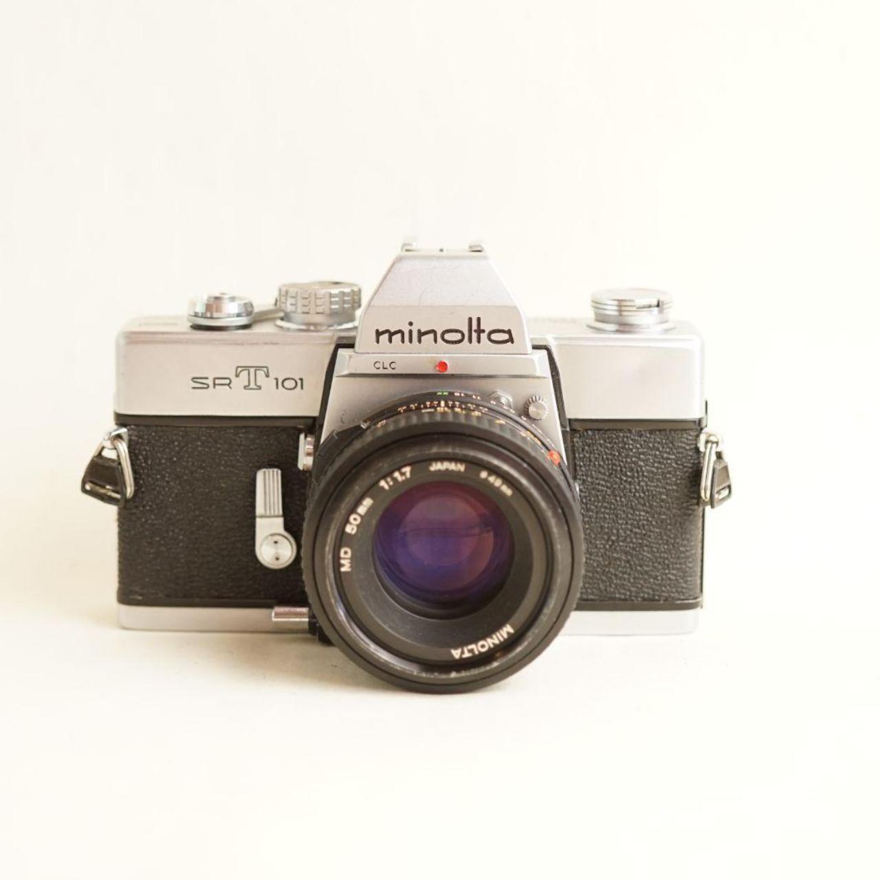 Minolta SRT101 MD Film Camera | 35mm SLR | Fully CLA’d | Silver