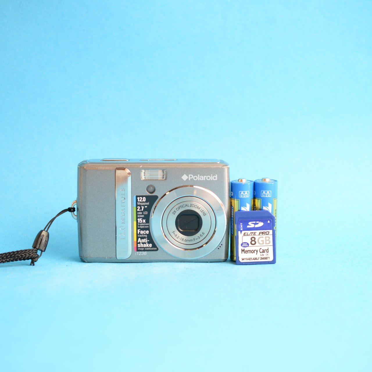 Polaroid i1236 Digital Camera | 12.0MP | Tested & Working | Silver