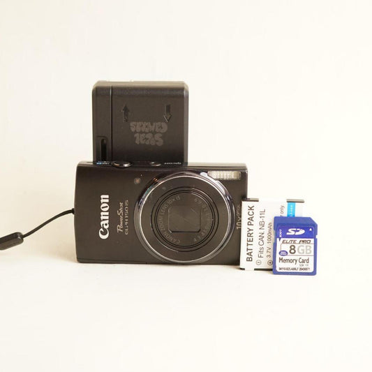 Canon PowerShot ELPH 150 IS Digital Camera | 20MP | Tested & Working | Black