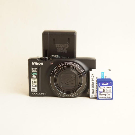 Nikon Coolpix S8200 Digital Camera | 16.1MP | Read Description | Black