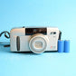 Canon Sure Shot Z135 Caption Film Camera | 35mm Point & Shoot | Tested & Working | Silver