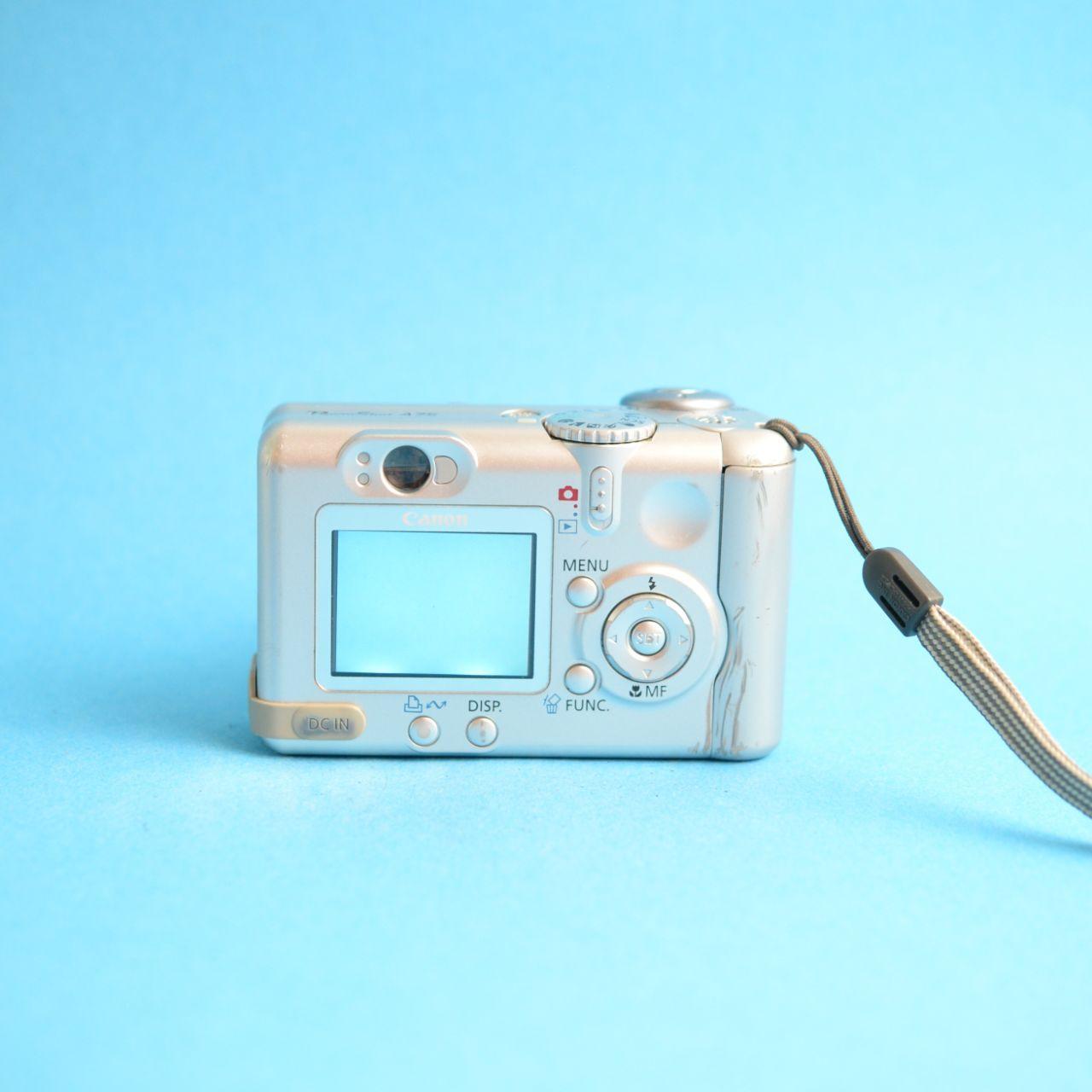 Canon PowerShot A75 Digital Camera | 3.2MP | Tested & Working | Silver