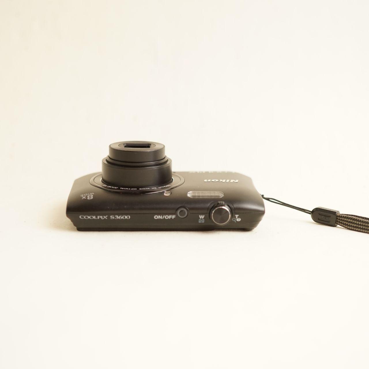 Nikon Coolpix S3600 Digital Camera | 20.1MP | Tested & Working | Black