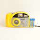 Vivitar A35 Splash Proof Film Camera | 35mm Point & Shoot | Tested & Working | Yellow