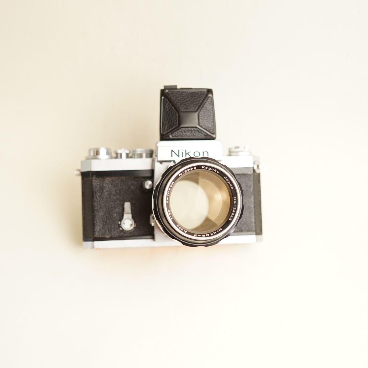 Nikon F Film Camera | 35mm SLR | Nikkor-P 10.5cm f/2.5 Lens | Fully CLA’d