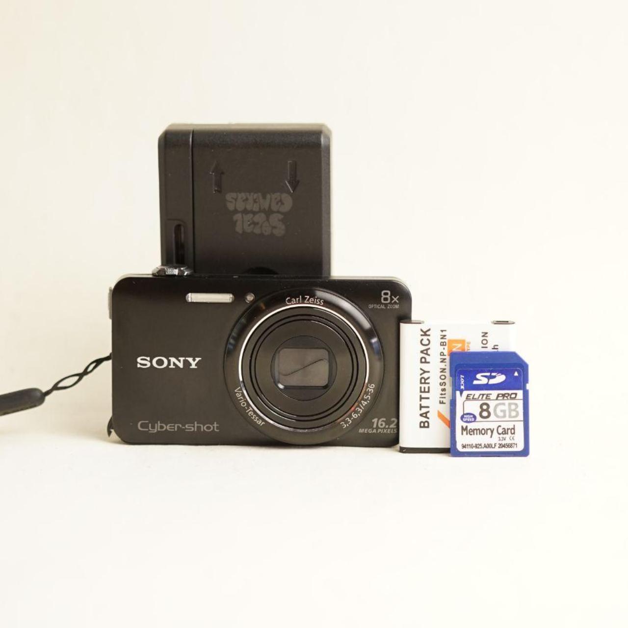 Sony Cyber-shot DSC-WX80 Digital Camera | 16.2MP | Tested & Working | Black